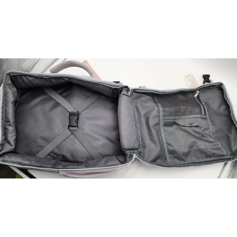 Hanples Travel Backpack Unisex Large Lavender NWT Multi-Pocket Laptop Bag